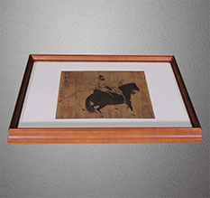 仪陇书画装裱配框服务案例